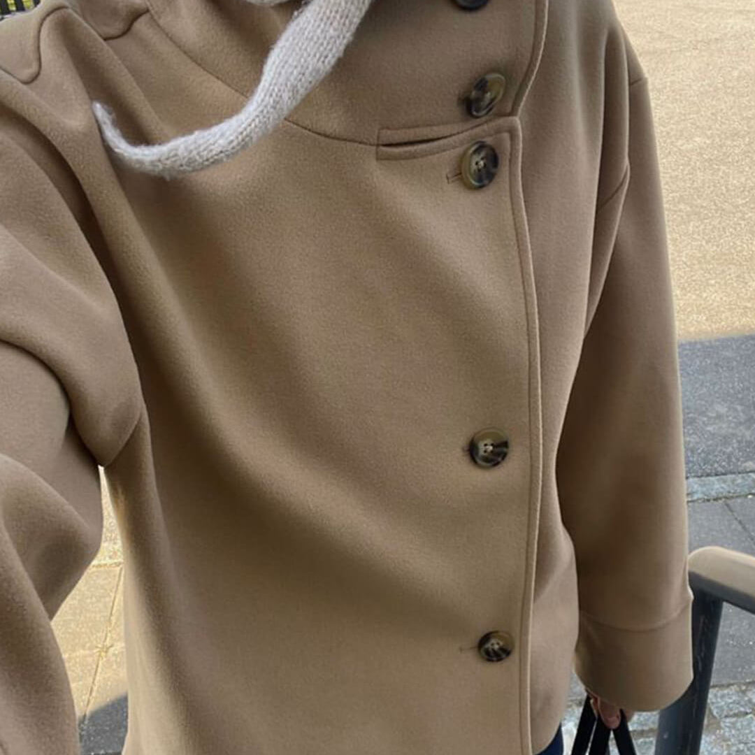 Giacca elegante Rosalia con collo alto