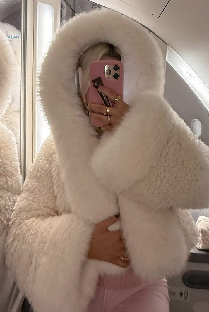 Henna Faux Fur Jacket - SOERA Store