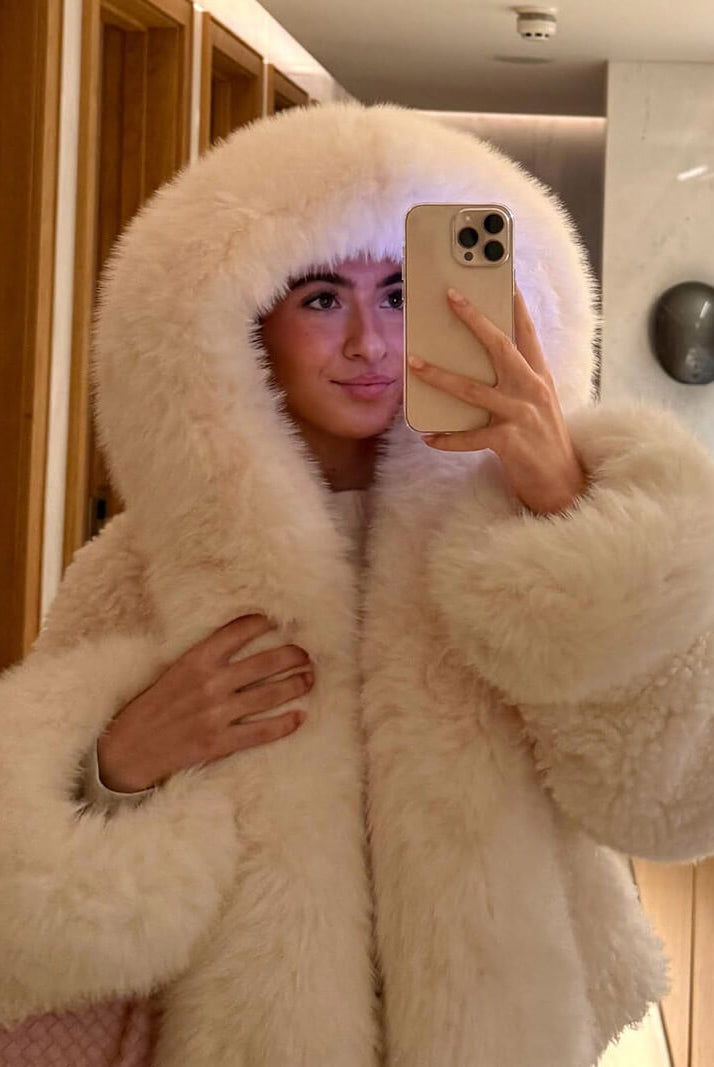 Henna Faux Fur Jacket - SOERA Store