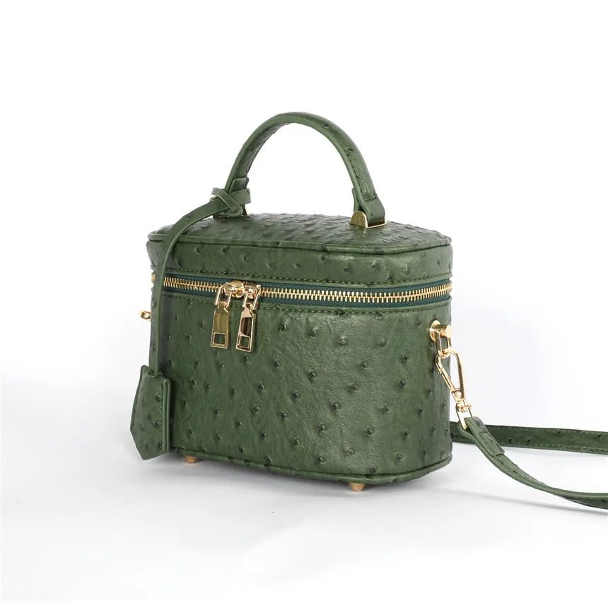 SOERA Delphine leather Box Bag - Bag - Green