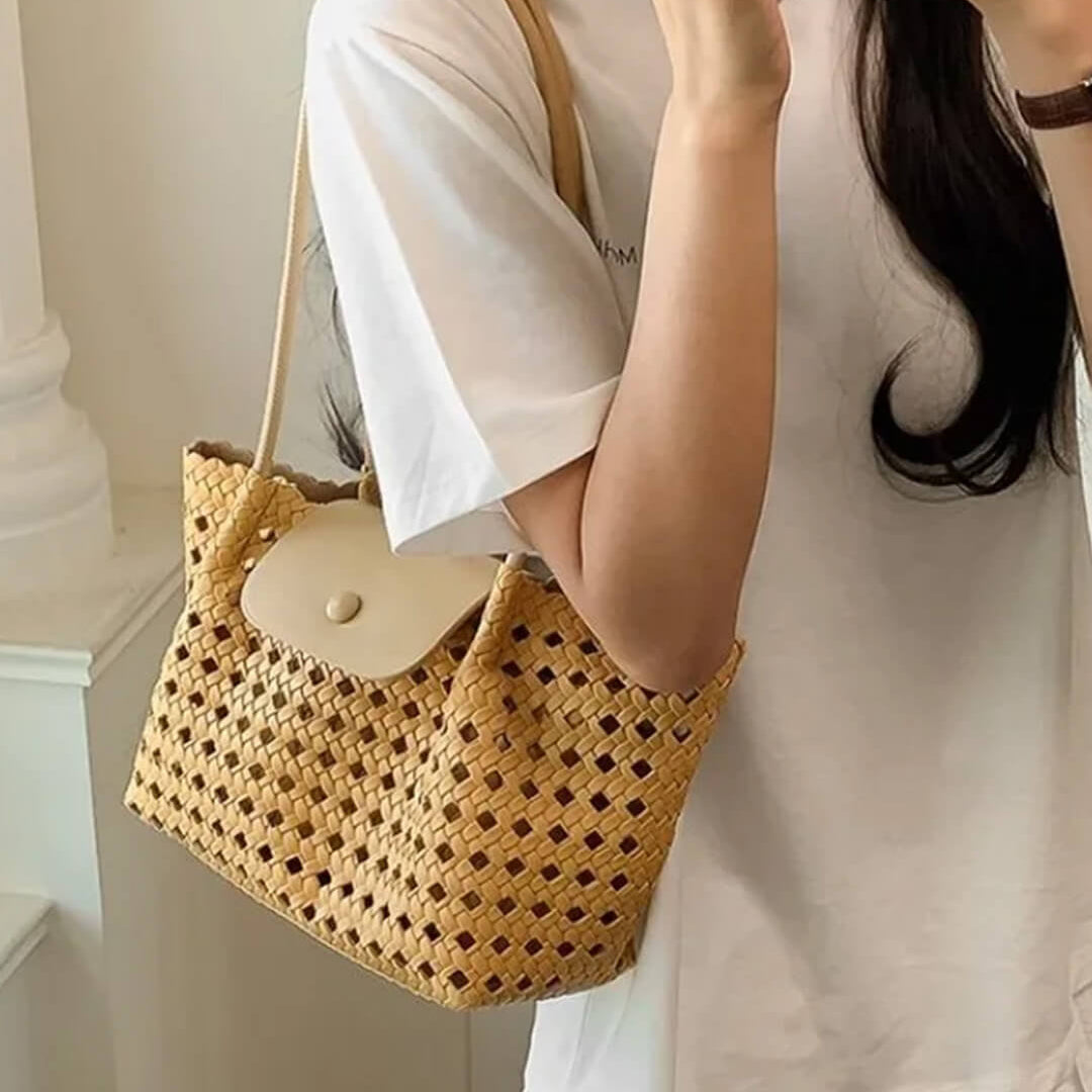 SOERA Marina Embossed Shoulder Bag - Bag - SOERA-115459-AMB-OS-00515 Amber