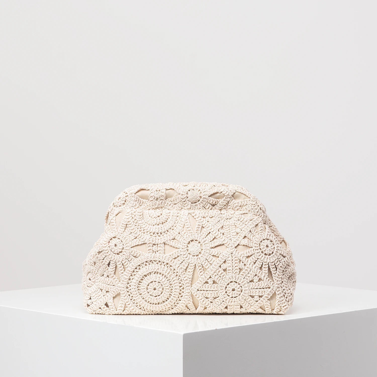 SOERA Sophia Floral Boho Clutch - Bag - Beige