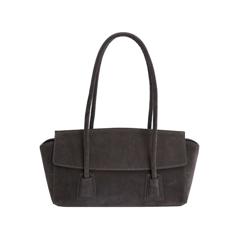 SOERA Yara Sequined Faux Suede Tote Bag - Bag - Grey