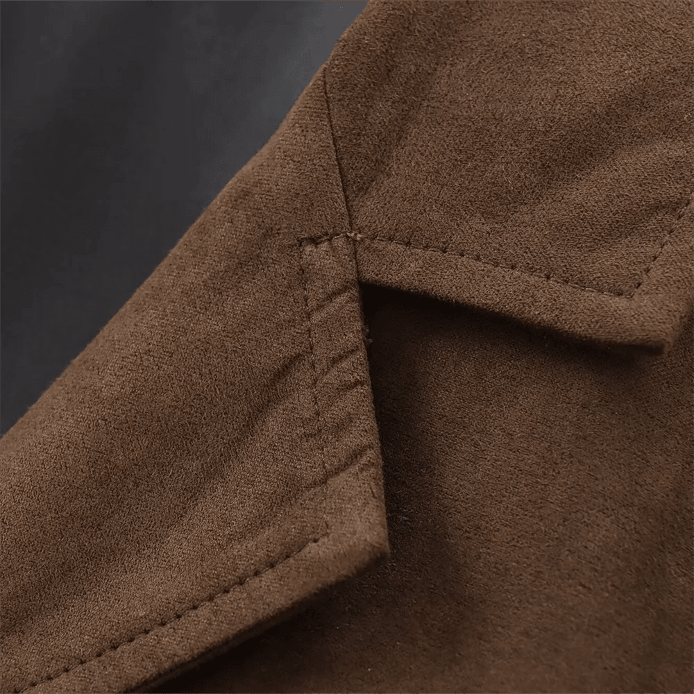 SOERA Amara Suede Coat - Coats & Jackets - 3256807640048237-;Au1758778405896466219 Brown XS