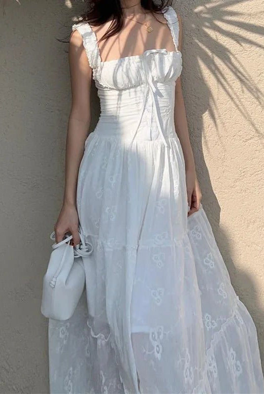 SOERA Karla Ruffle Trim Tiered Maxi Dress - Dresses - 1005007000872674-;fB1771494649314029980 S