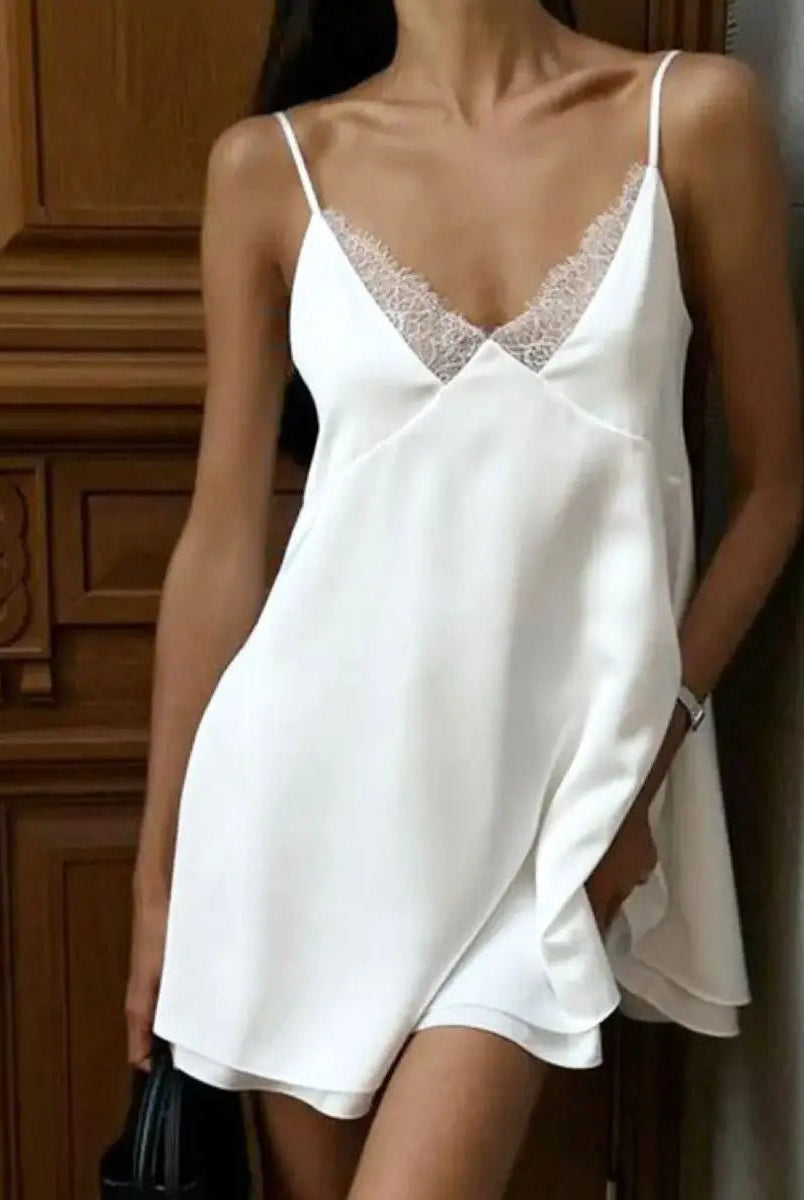 SOERA Kimberly Satin Mini Cami Dress - Dresses - 1005009724316795-;JM1771582048509337237 S