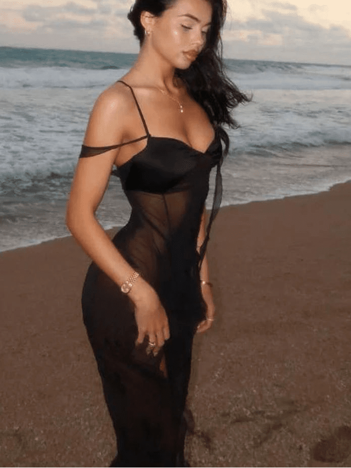 SOERA Laila Mesh Strap Maxi Dress - Dresses - 1005006872923627-;bi1771582048881103971 M