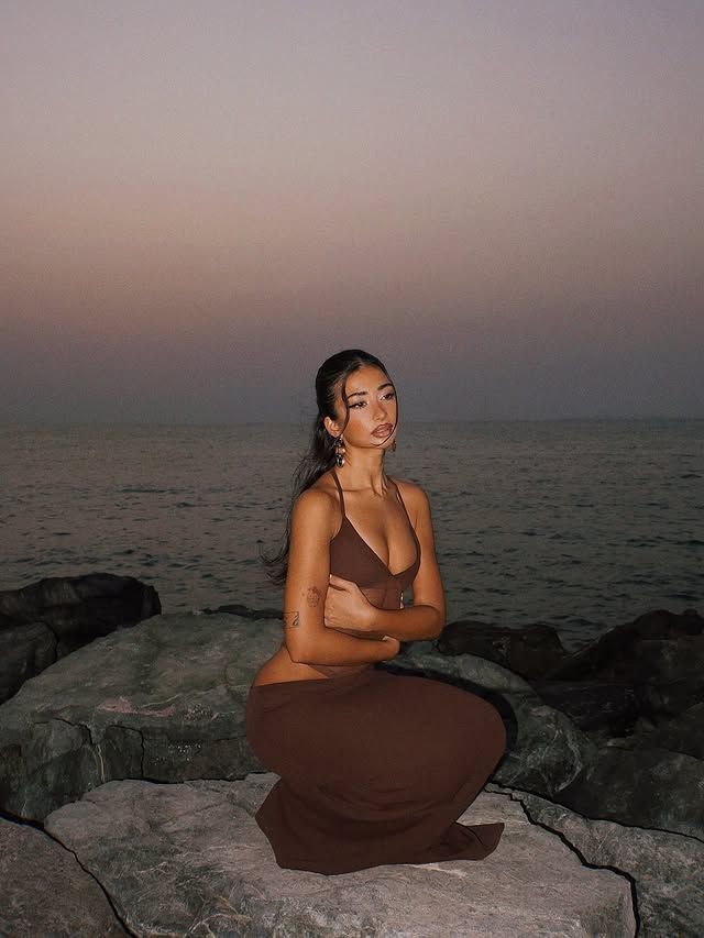 SOERA Lorraine Sheer Cutout Maxi Dress - Dresses - Brown L