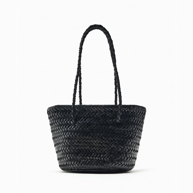 SOERA Blair Braided Bucket Shoulder Bag - Handbags - 1005007431075017-;dl1775499358493156191 Coffee