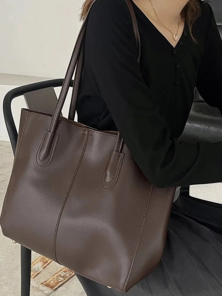 SOERA Cindy Tote Bag - Handbags - 3256806807836694-;ir1755570762866015024 Dark Brown