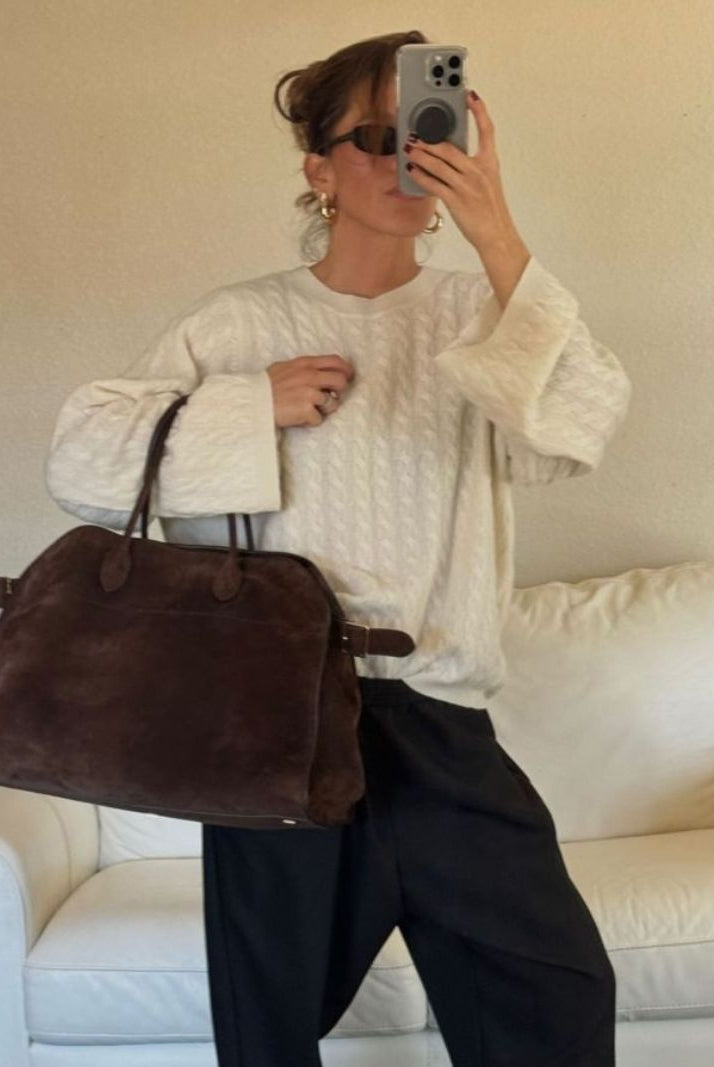 SOERA Henna Shopper Bag - Handbags - DBAD2-WK370001 Suede Brown