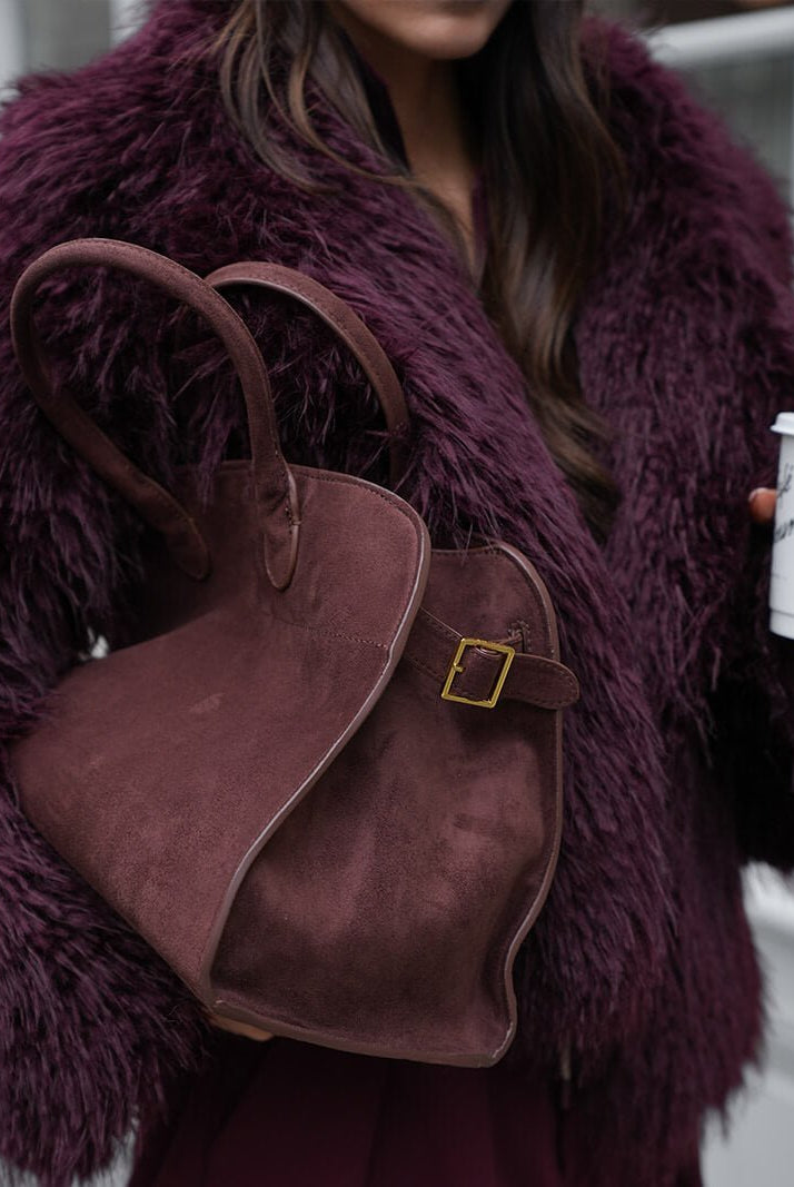 SOERA Henna Shopper Bag - Handbags - DBAD2-WK370001 Suede Brown