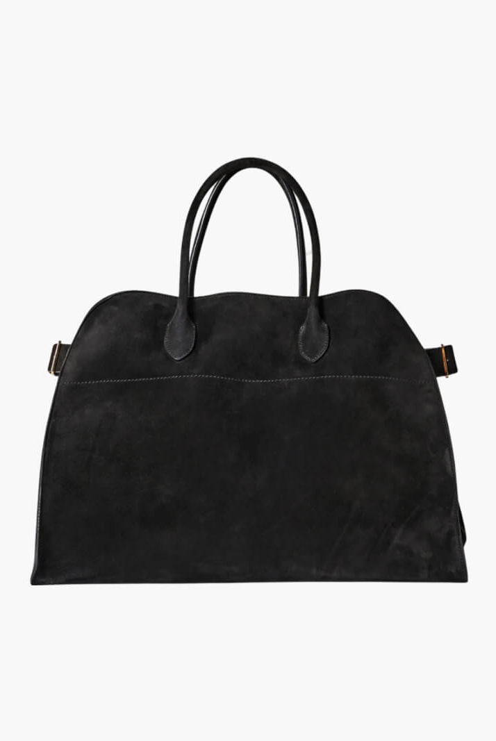 SOERA Henna Shopper Bag - Handbags - Soera-Henna-Bag-Sueden-Black Suede Black