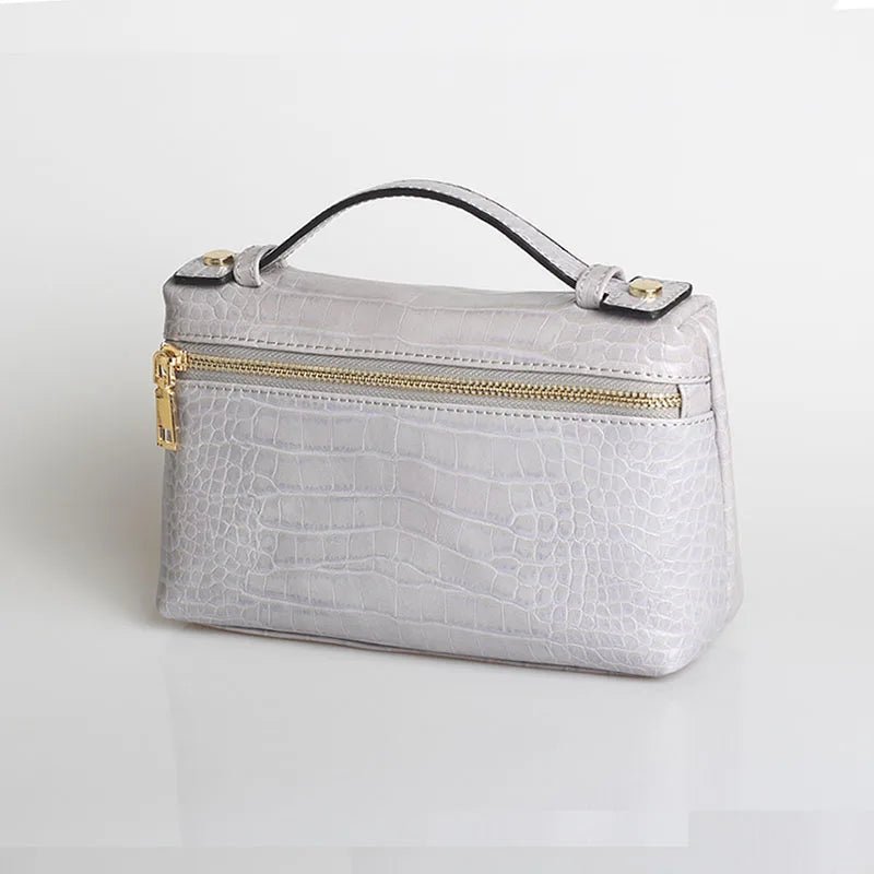 SOERA Minerva Crocodile Pattern Clutch Bag - Handbags - Pink