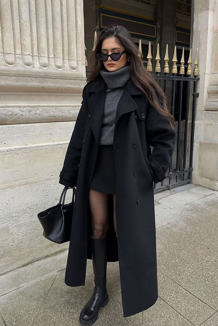 SOERA Alicia Autumn Winter Coat - Jackets - Ds1760544073337752016 Black S