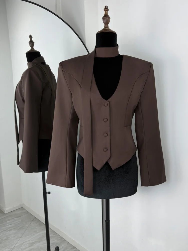 SOERA Angelina Blazer - Jackets - 1005010034759358-;SP1774012026331511617 White L