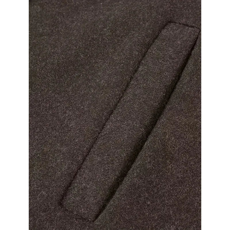 SOERA Angelina Buttoned Short Jacket - Jackets - 1005009897269668-;kN1767257410472935455 S Brown