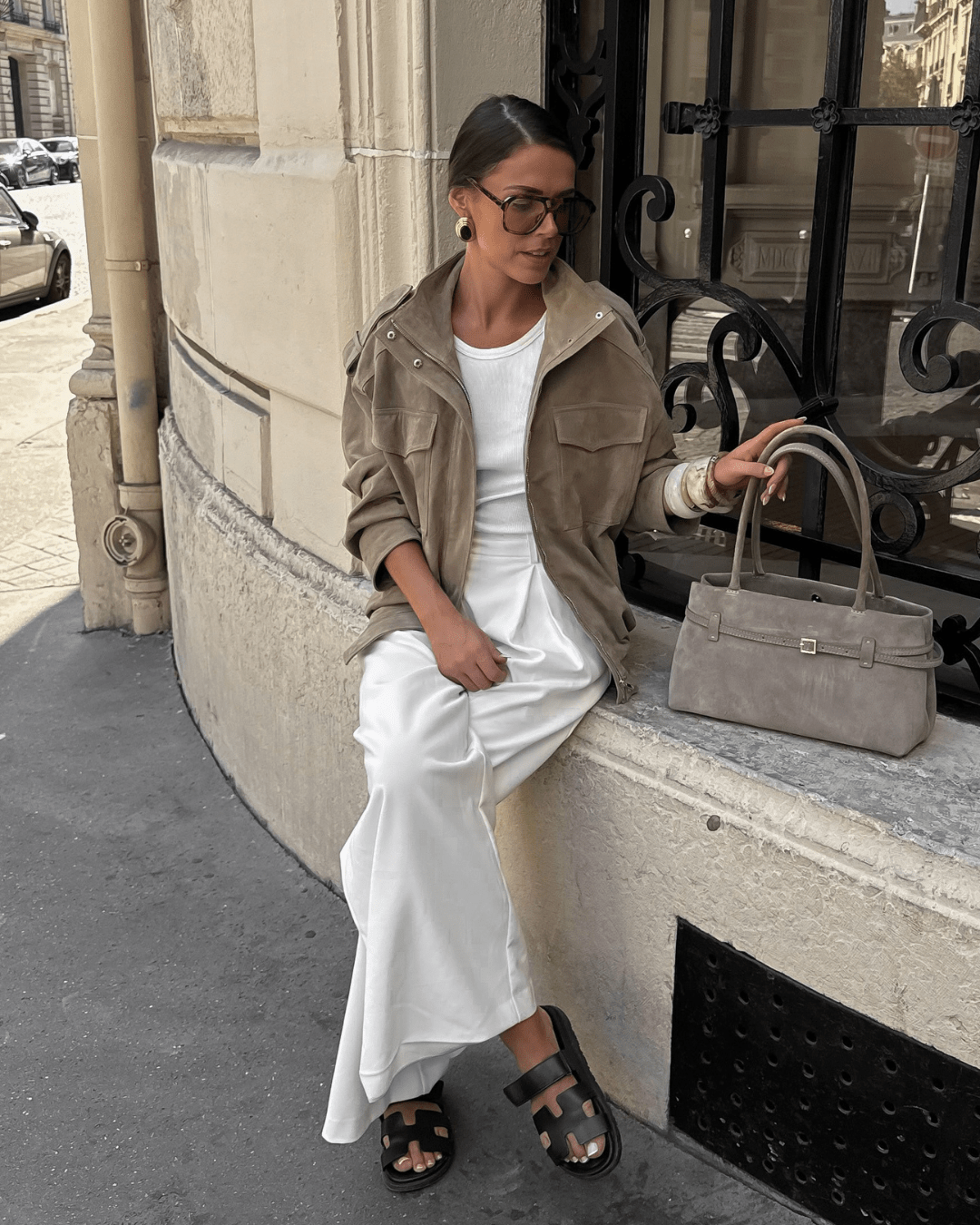 SOERA Charice High - Neck Suede Jacket - Jackets - cP1774004001183736777 Sand L