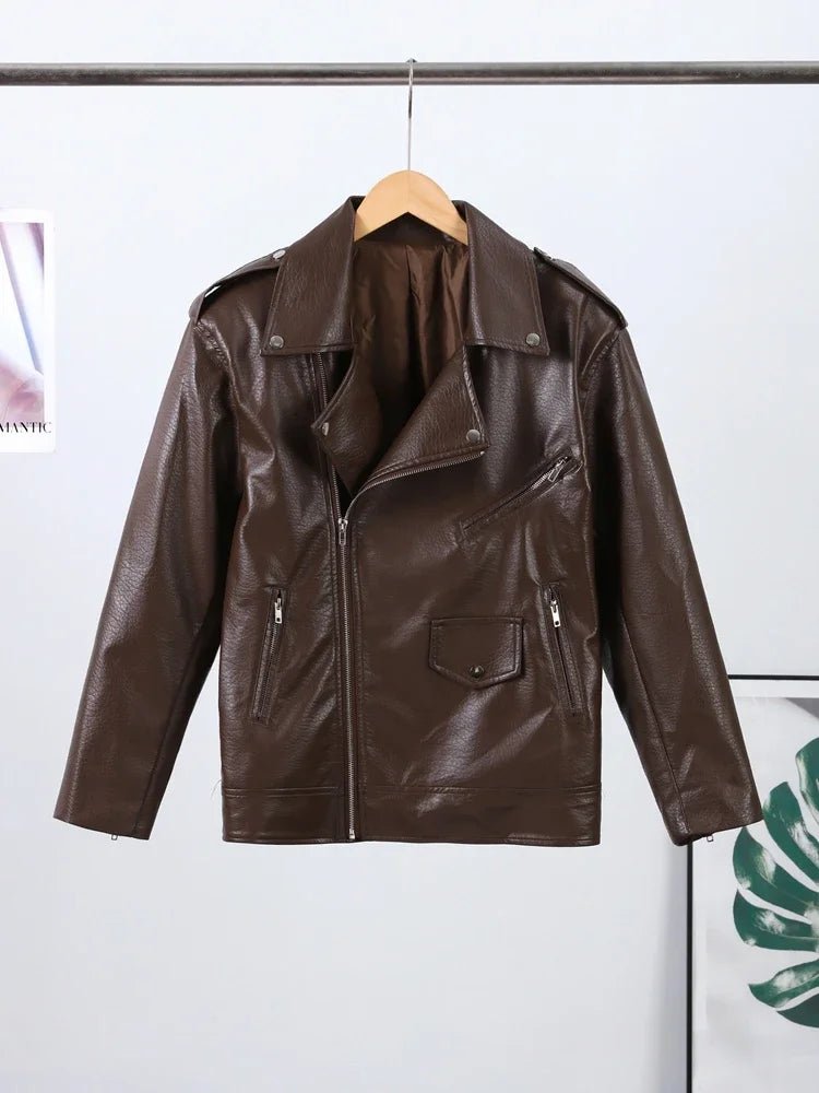 SOERA Jackie Zip - Up Lapel Jacket - Jackets - Brown L