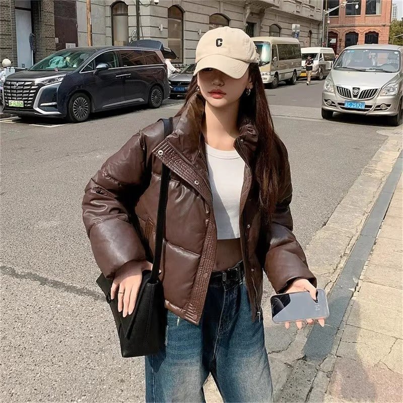 SOERA Mira Puffer Jacket - Jackets - 3256807623832358-;sI1763625119666942051 Coffee S