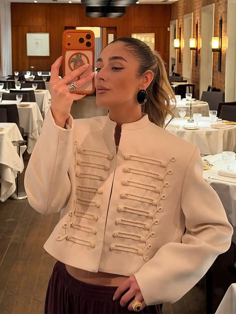 SOERA Nathalie Napoleon Jacket - Jackets - 1005010207586901-;kB1774621566650401097 White M