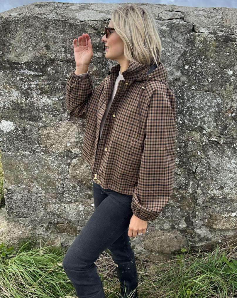 SOERA Shirley Hooded Plaid Shirt Jacket - Jackets - 1005010750693458-;kS1774621553542855035 L