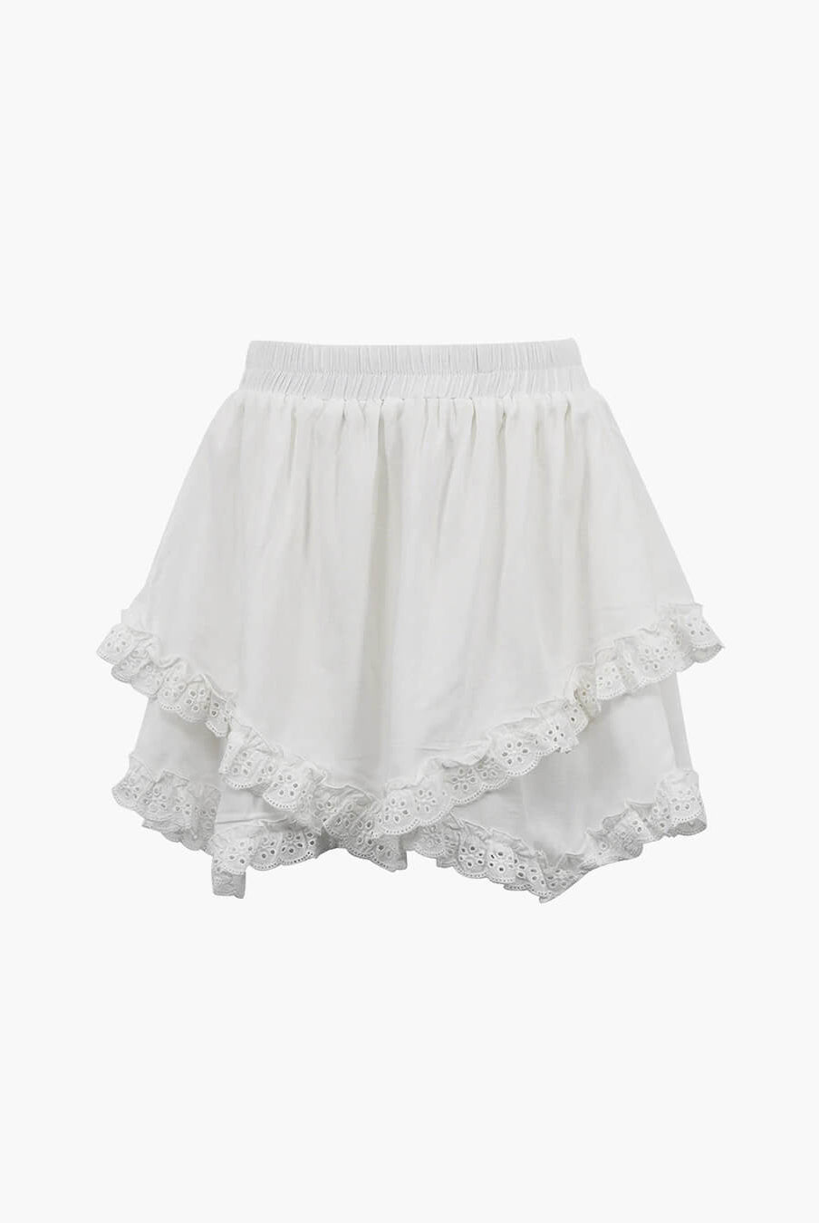 SOERA Kyrie Ruffled Trim Layered Mini Skirt - Skirts - 1005007225143184-;qD1771582048699056069 M