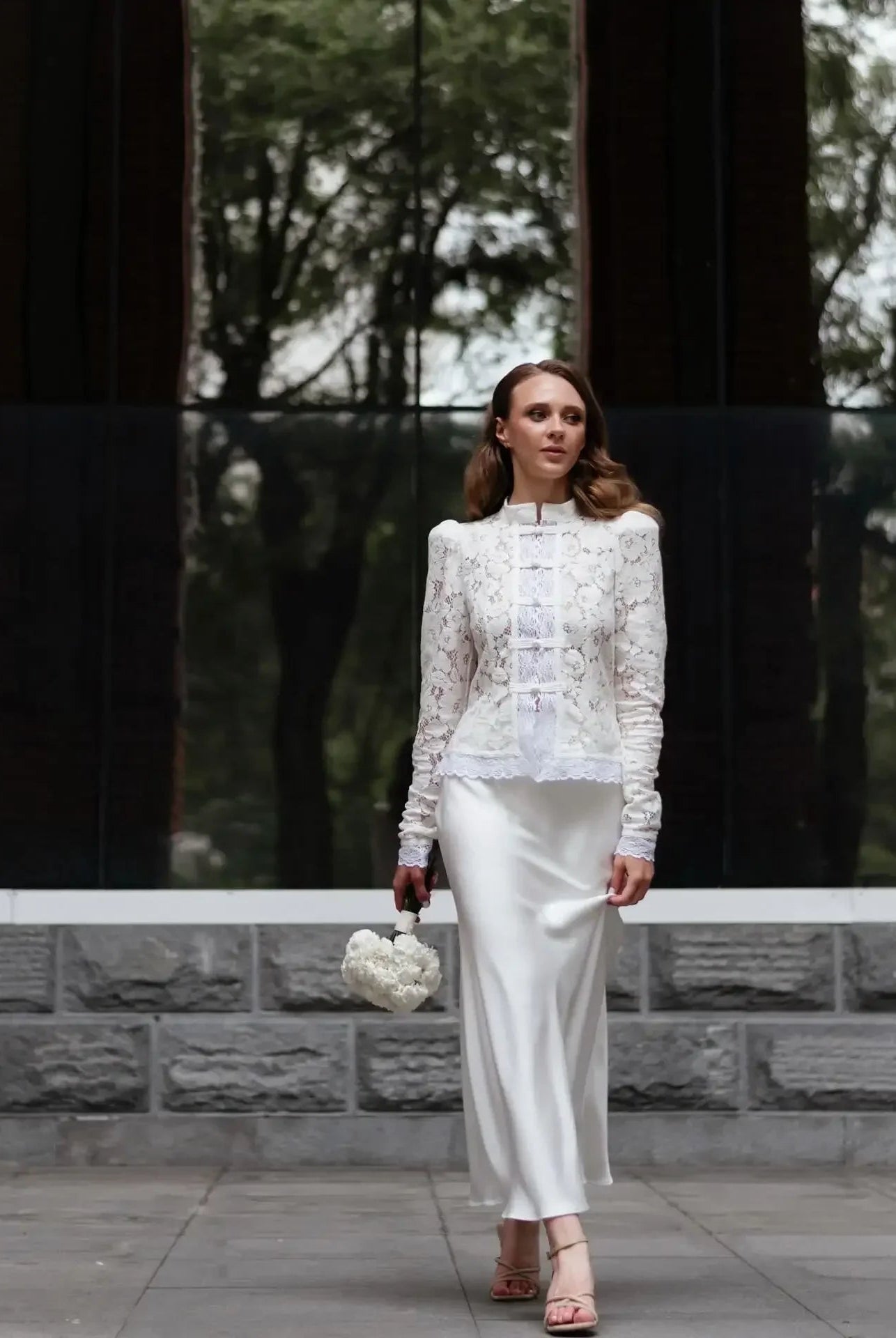 SOERA Katalina Puff Sleeve Lace Blouse - Tops - 1005010356871983-;SG1771494648611738177 Black L