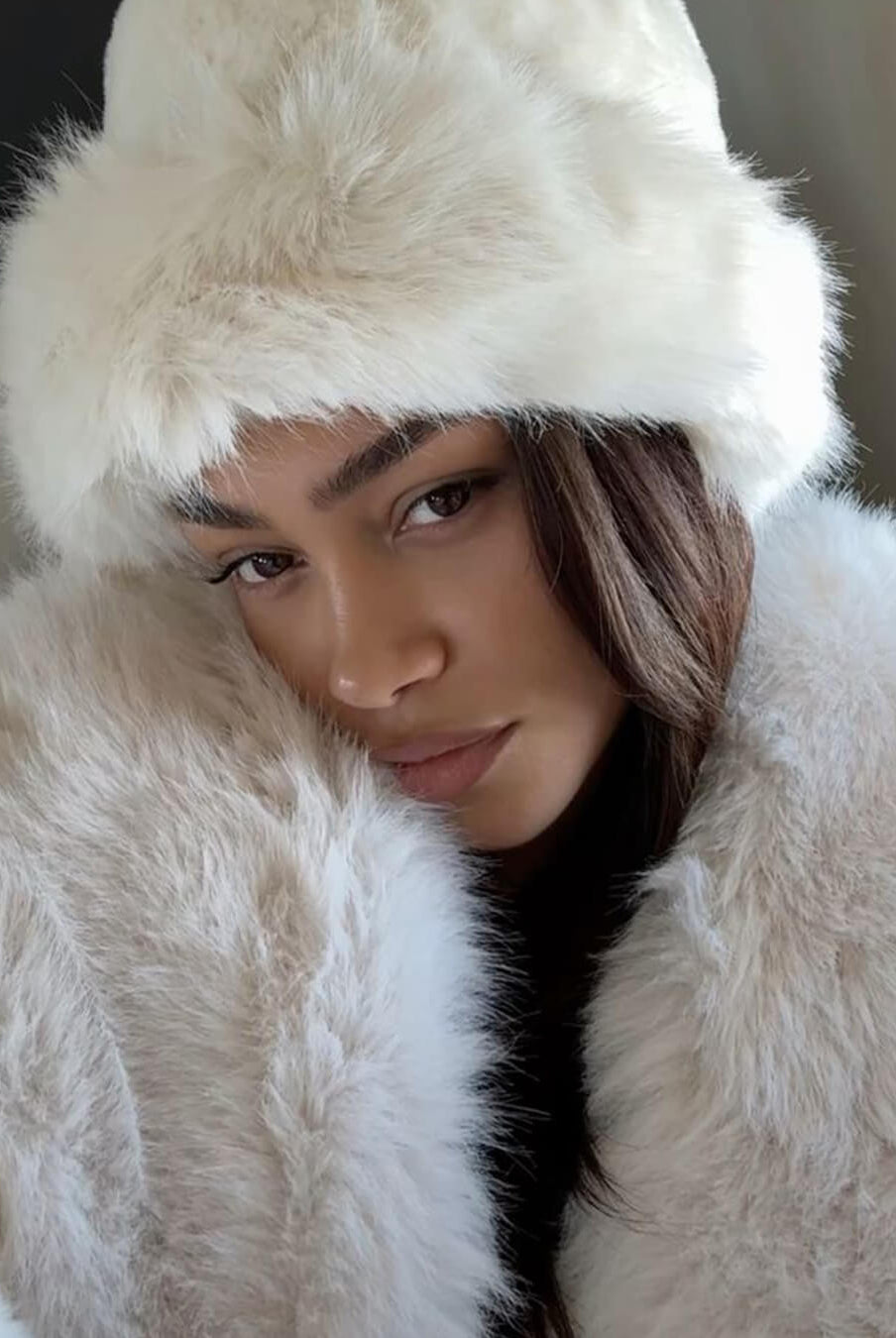 SOERA Tracy Faux Fur Hat - Winter Hats - 1005008183093004-;XD1764102178842006515 White