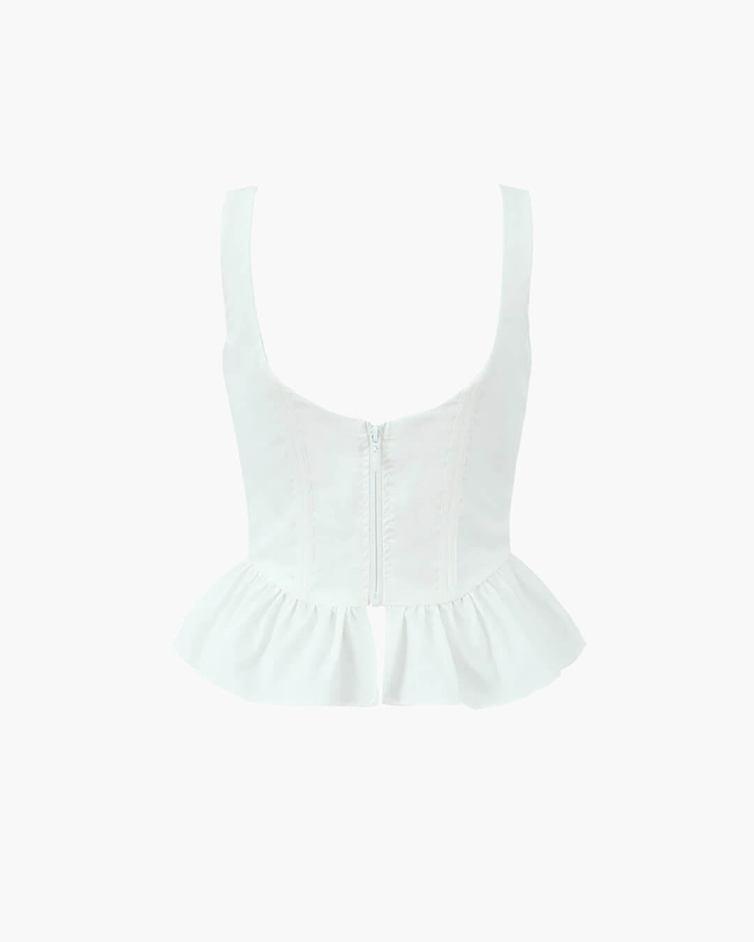 SOERA Karley Ruffled Hem Corset Top - Womenโs Tops - 1005007082265843-;Cw1771494652190828072 L