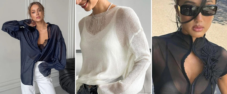 Organza & transparente Lagen: Der Stoff, der den Saisonausklang prägt