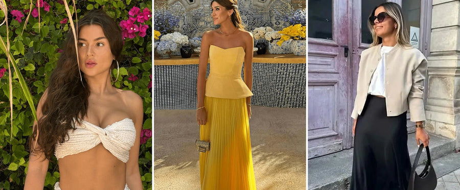 Der Column Skirt: Warum diese cleane Silhouette den Spätsommer dominiert