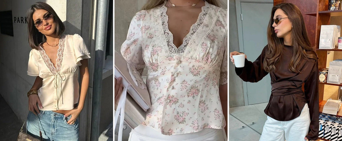 Die Satinbluse: Im Herbst schick und lässig stylen - SOERA