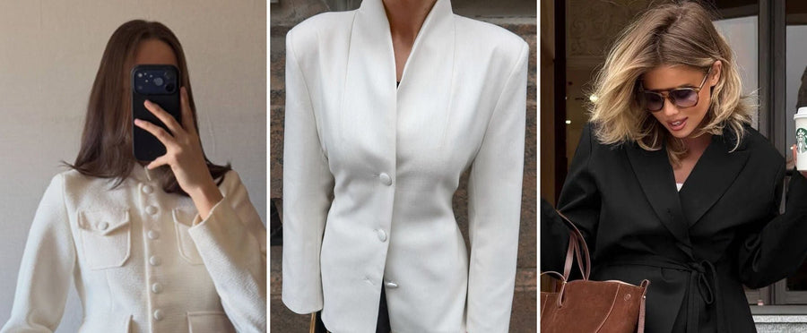 The Structured Shoulder: Autumn's Most Important Jacket Detail