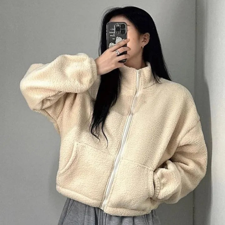 Tidy Teddyjacke mit Reißverschluss