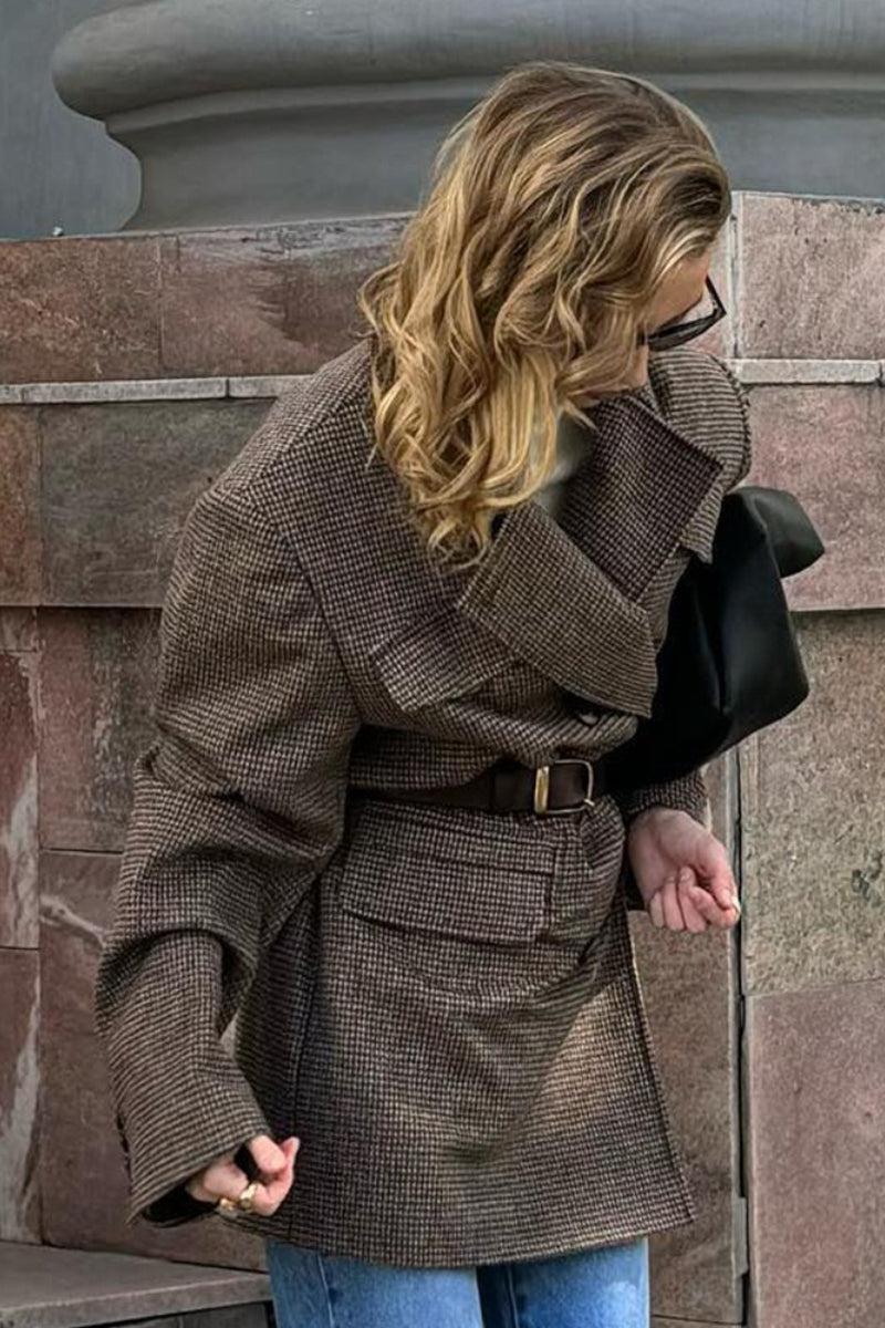 Cappotto strutturato Anna in tweed
