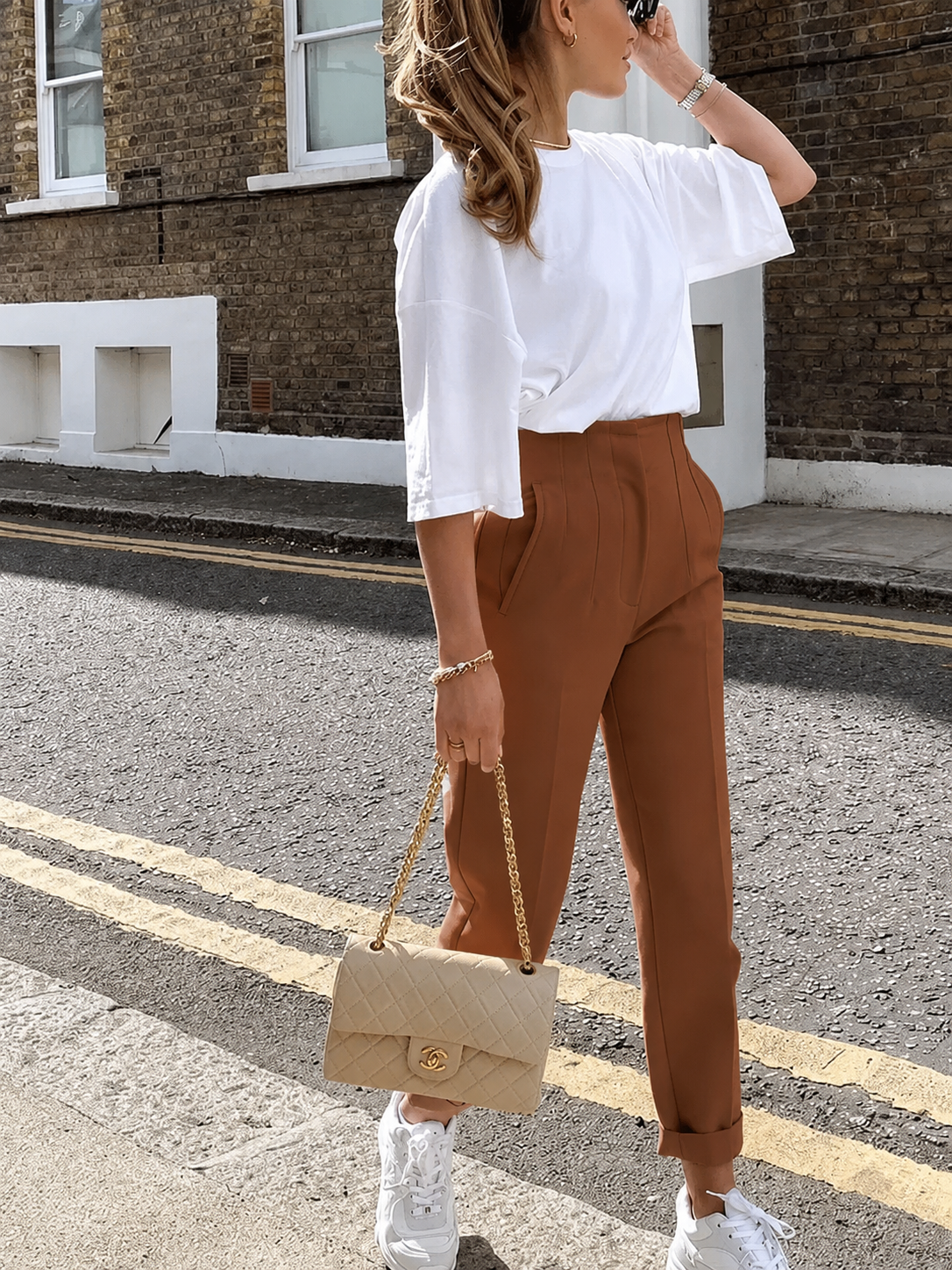 Sofia High Waist Pencil Pants