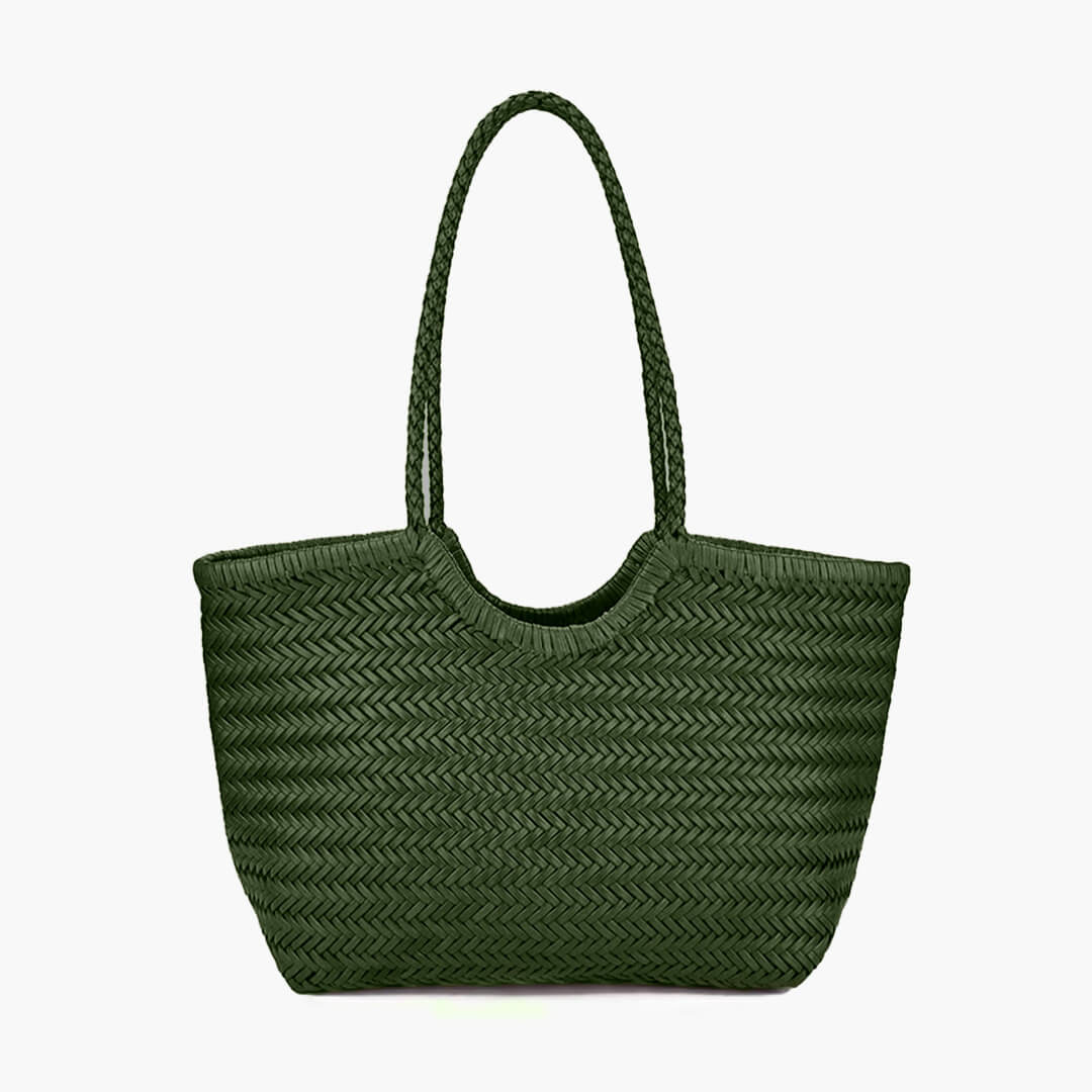 Rica Geflochtene Tasche aus Kunstleder