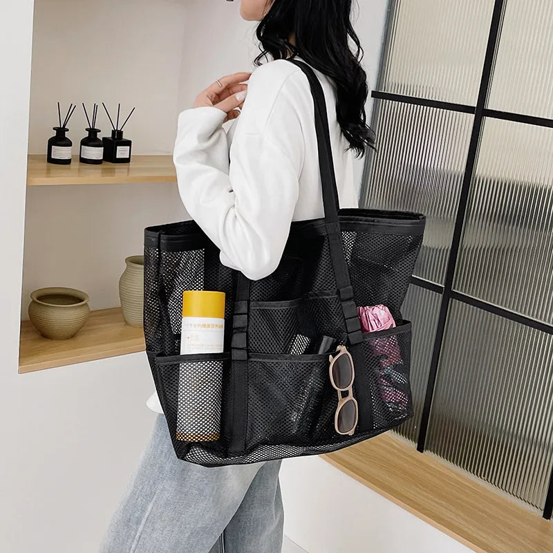 Beatrice Large Capacity Canvas Beach Tote