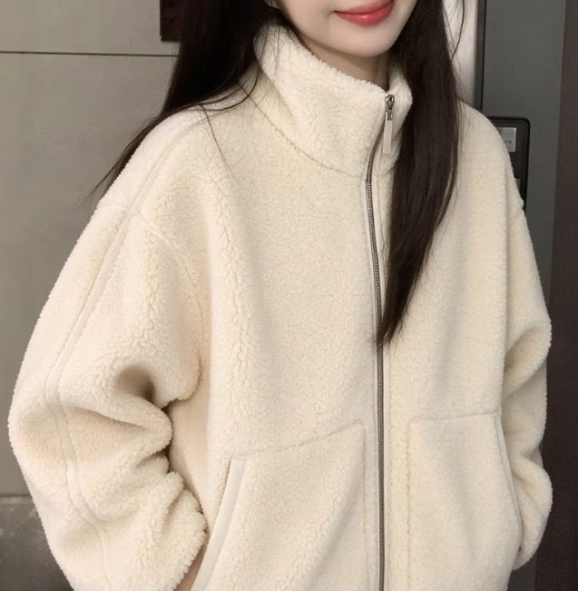 Tidy Teddyjacke mit Reißverschluss