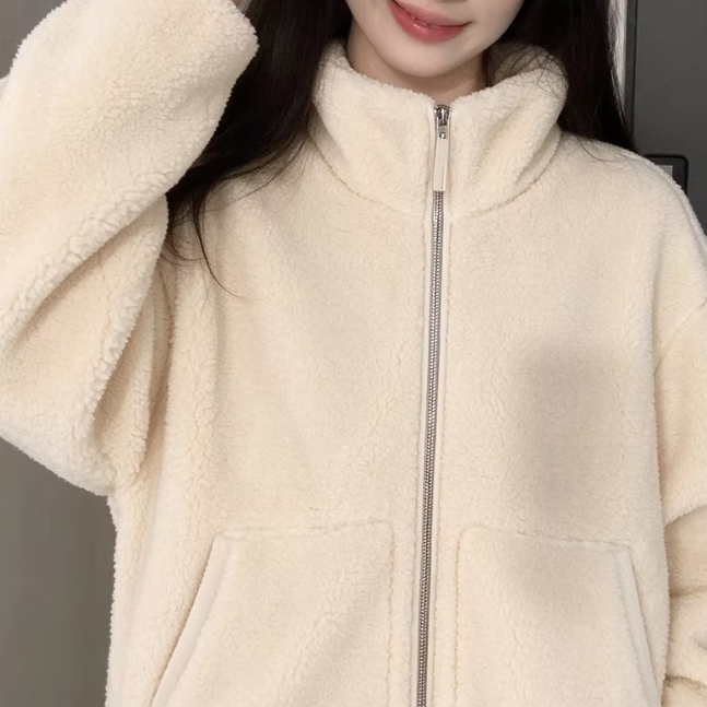 Tidy Teddyjacke mit Reißverschluss