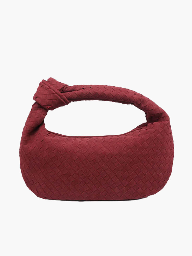 Woven bag medium suede - SOERA Store