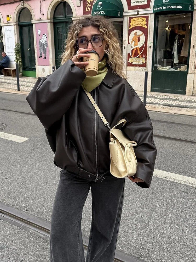 Soera Caroline Vegan Leather Jacket 