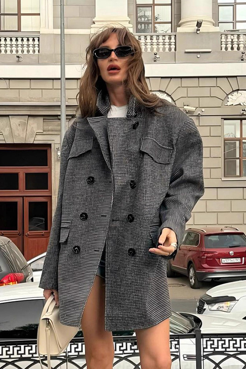 Cappotto strutturato Anna in tweed