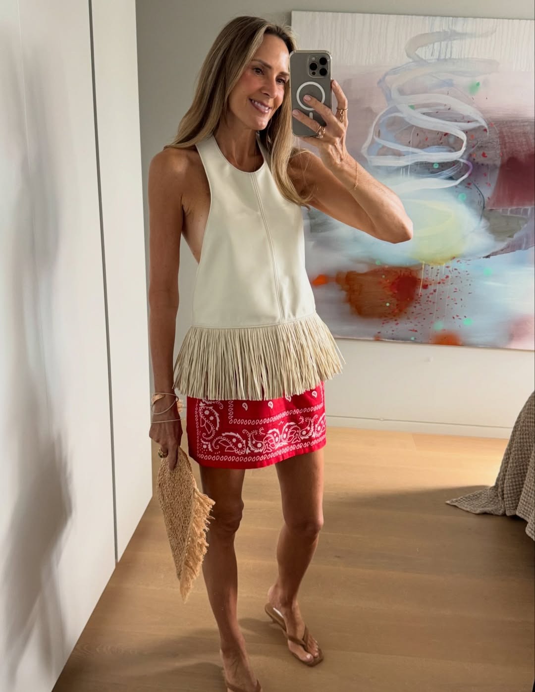 Aspen Perlenbesticktes Tanktop