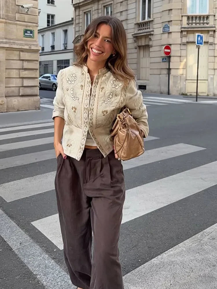 Layla Kurzjacke mit Blumenprint