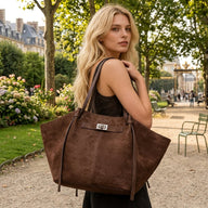 Dina Tote Bag aus Kunstvelours