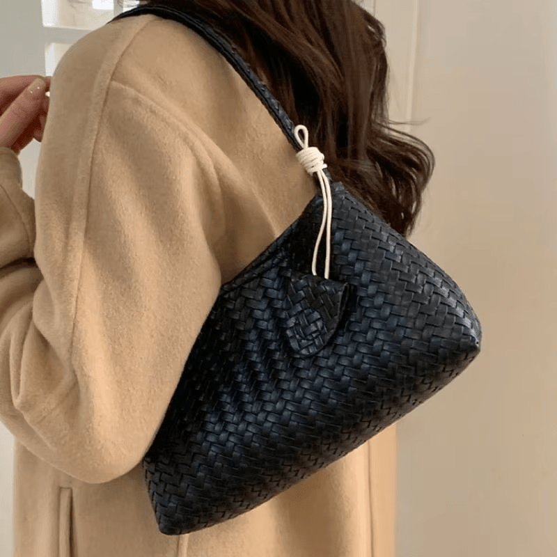 SOERA Jasmin Woven Shoulder Bag - Bag - SOERA-327683-BLA-OS-92131 Black