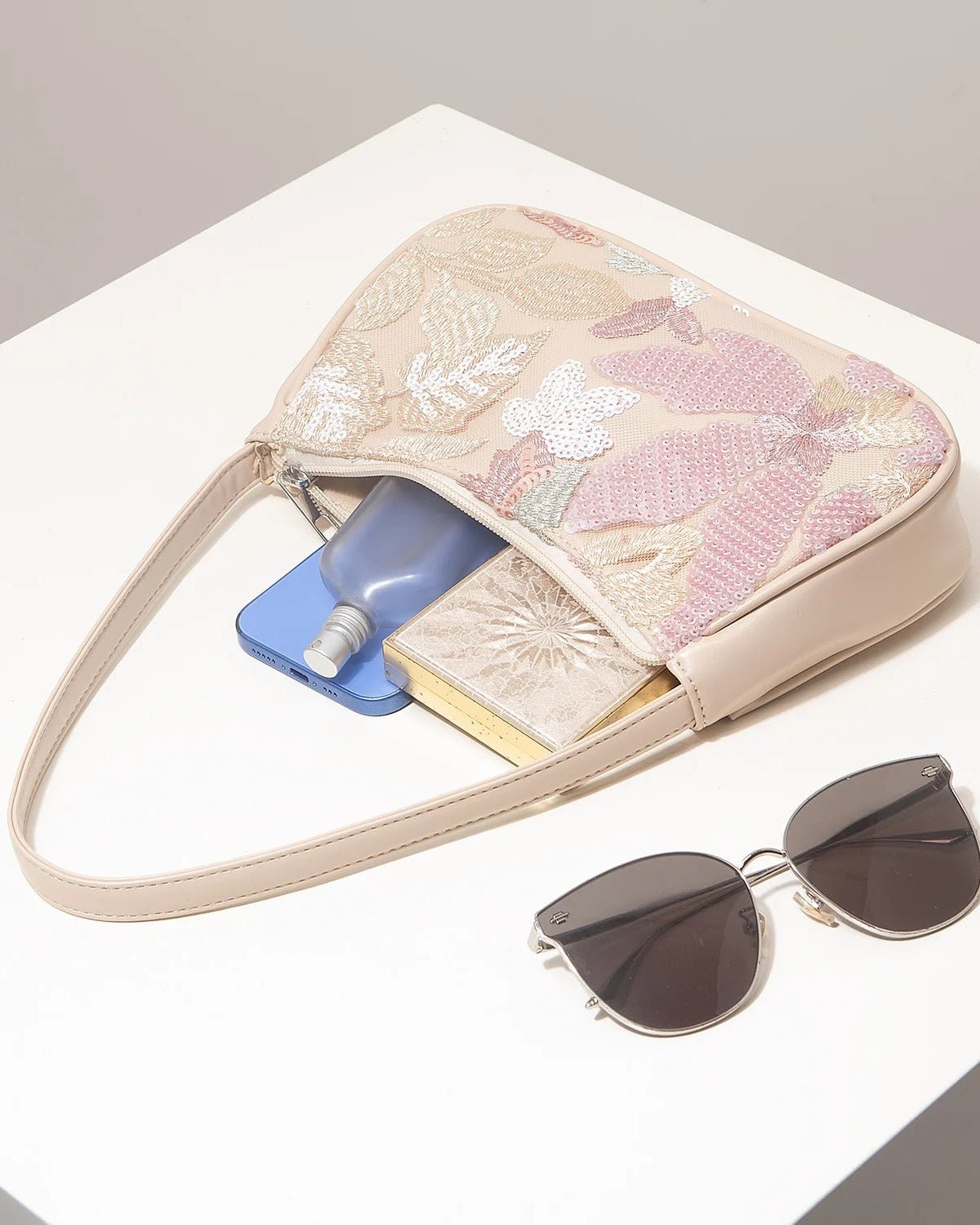 SOERA Marina Embroidered Sequin Shoulder Bag - Bag -  No. 1