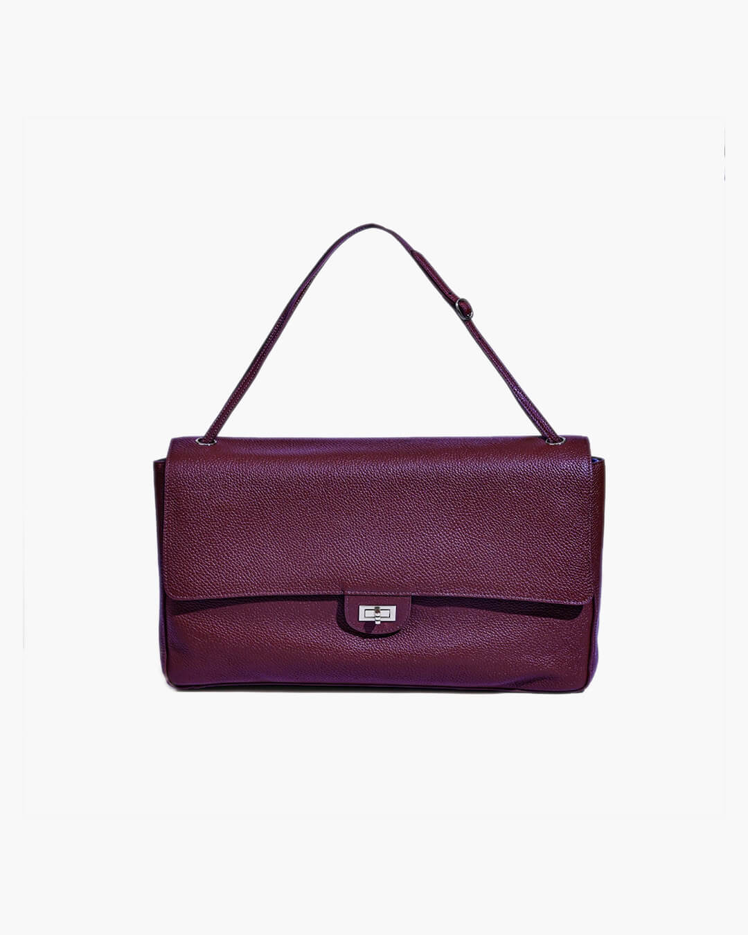 SOERA Miriam Crossbody Leather Shopper Bag - Bag -  Small Burgundy
